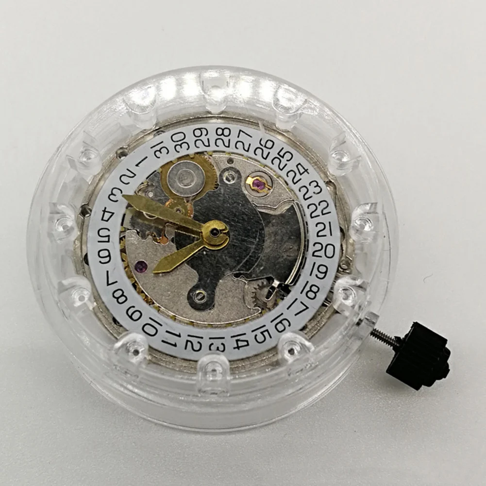 Premium Silver Automatic ETA 2824 Movement with Date Display