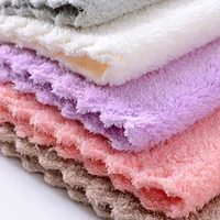 Coral Velvet Face Towel Microfiber Absorbent High-density Square Hand Towel Cleaning Wipes Quick Dry Clean Handkerchief Supplies 2