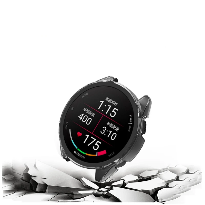 Premium Full Frame Hard Edge Glass Screen Protector Case - Smartwatch Protective Cover Accessories