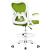 Winrise Drafting Chair, Tall Office Chair Ergonomic Standing Desk Chair, Swivel Task Rolling Chair(Green) 1