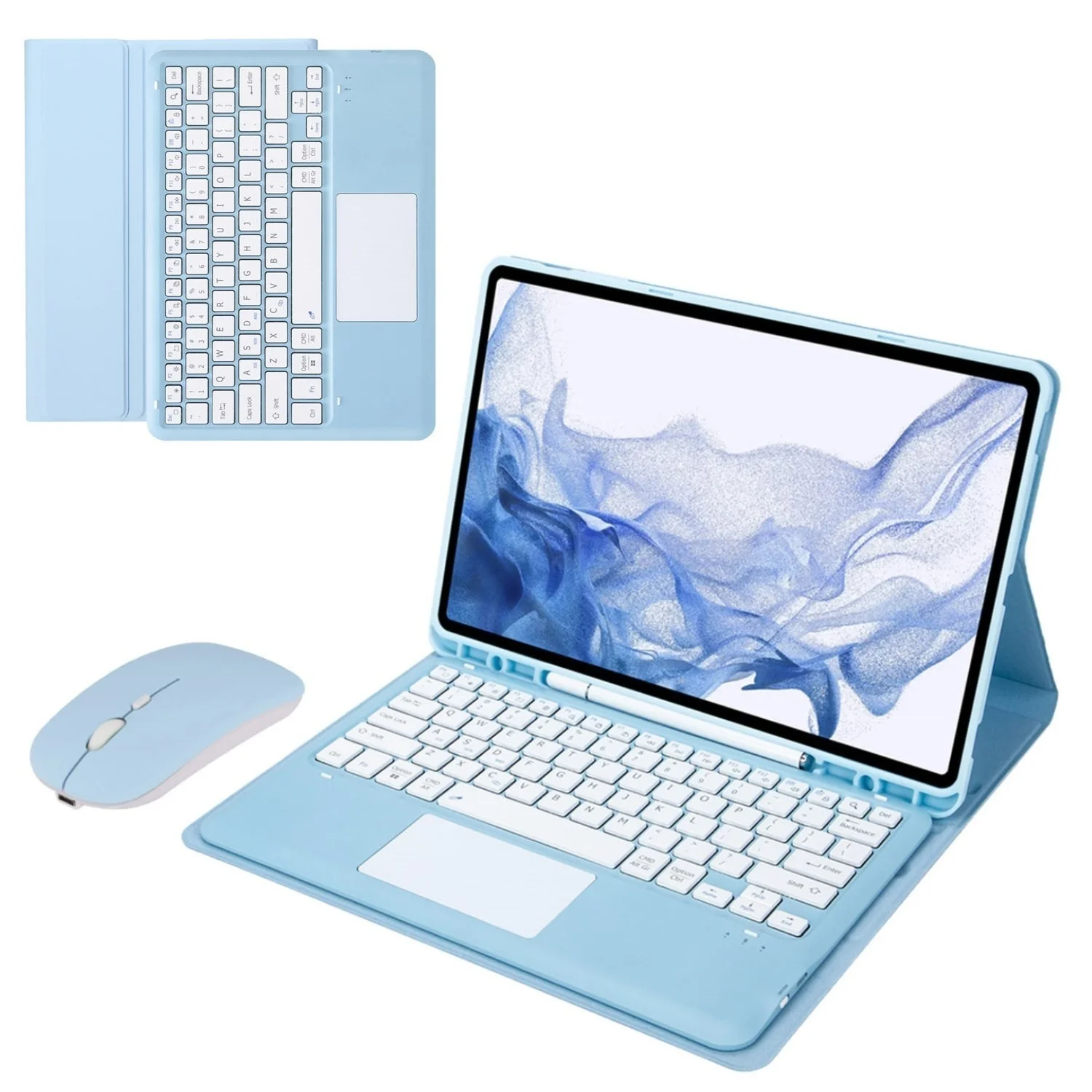 Magic Keyboard Wireless Mouse Tablet For Samsung Galaxy Tab A8 Case 10.