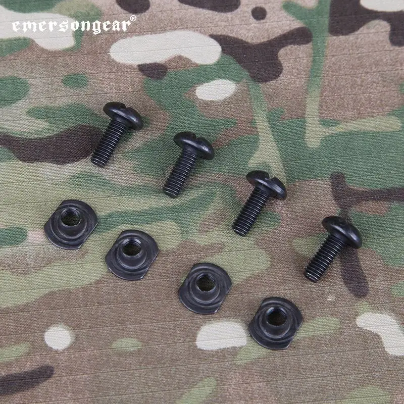 Emersongear Tactical MICH Helmet Screw 4 PCS/Set Protective Gear Parts for Cycling Airsoft Hiking Hunting Outdoor Combat Sports