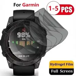 Universal Protective Privacy Hydrogel Film Screen Protector for Smartwatches (1 - 5 Pack) (Fenix 7S)
