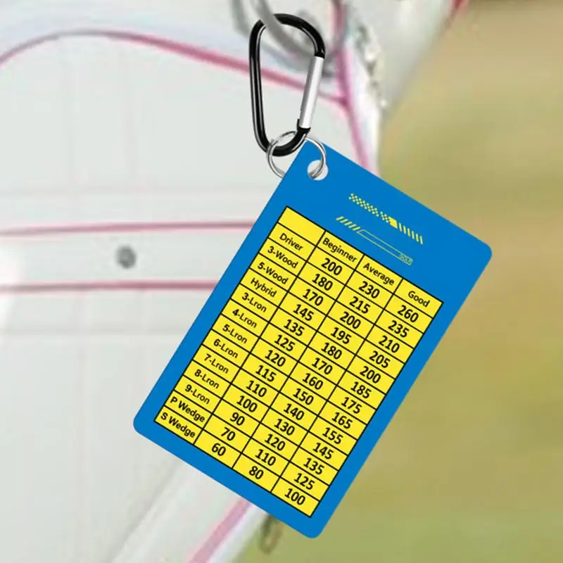 

Карта для гольфа с крючками, карточка для игры в гольф-клуб, легкая карта для игры в гольф