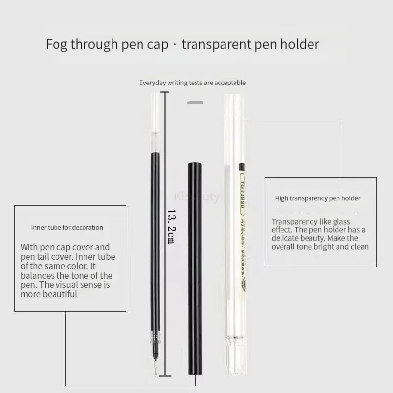 Premium 54-Piece Fine Point Gel Pen Set – Black, Blue, Red Ink for School, Office & Writing Supplies