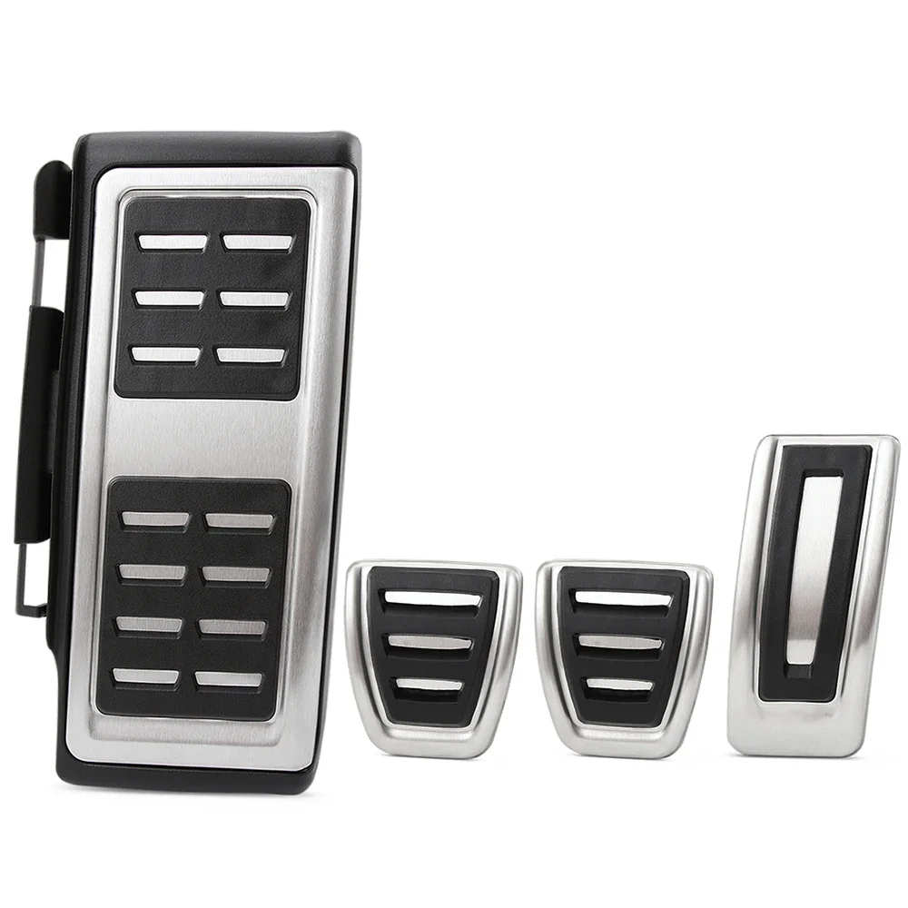 Stainless Steel AT MT Car Pedals for Audi A3 8Y Car Gas Brake Non-slip No Drilling Restfoot Pedal Protection