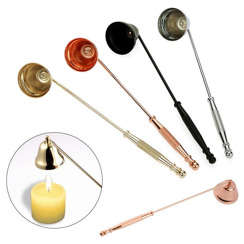 Éteignoir à Bougie Vintage En Forme De Fleur – Accessoire Décoratif En Alliage
