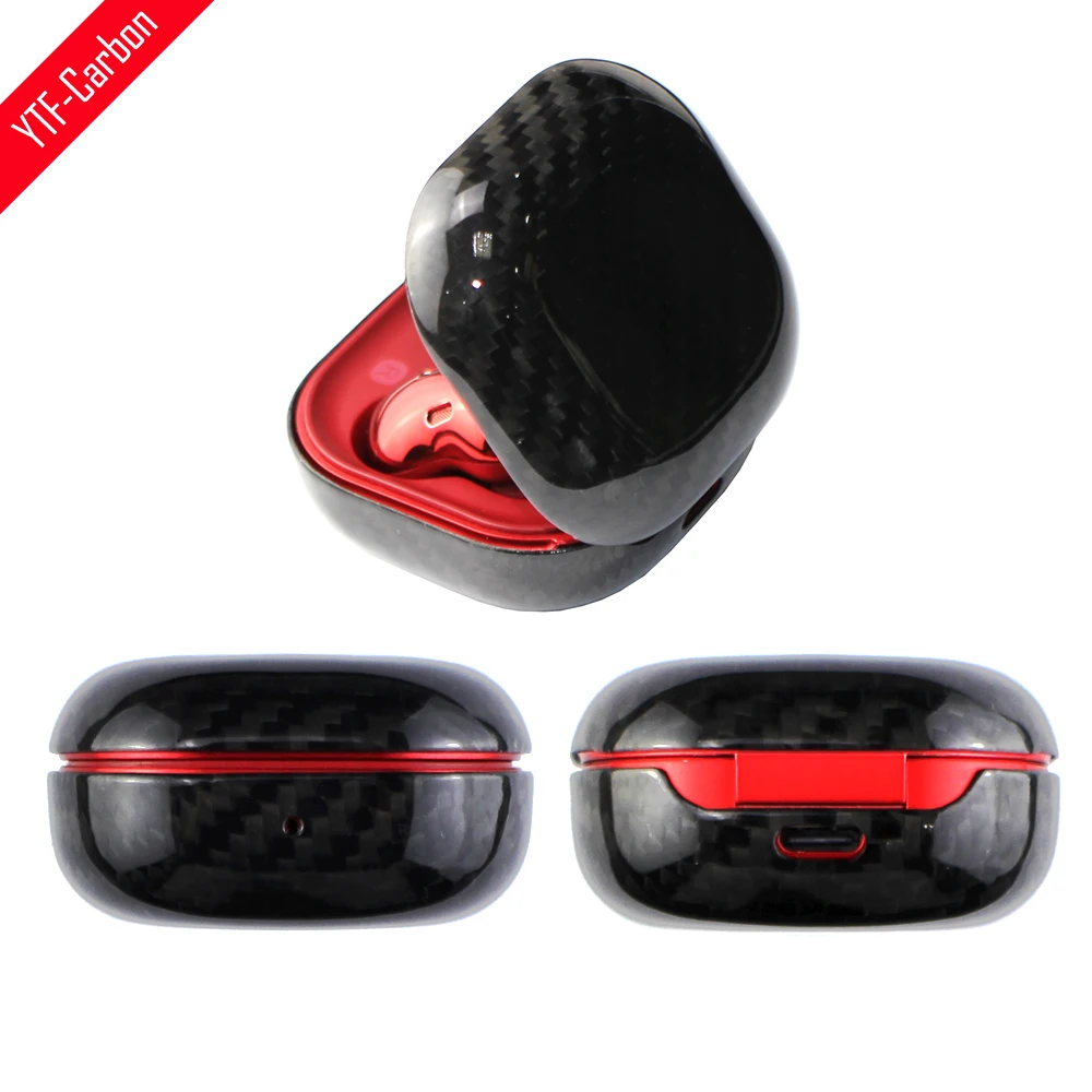 

Защитный чехол YTF-carbon для Samsung Galaxy Buds Pro, чехол из углеродного волокна для Galaxy Buds Live, чехол для беспроводной Bluetooth-гарнитуры