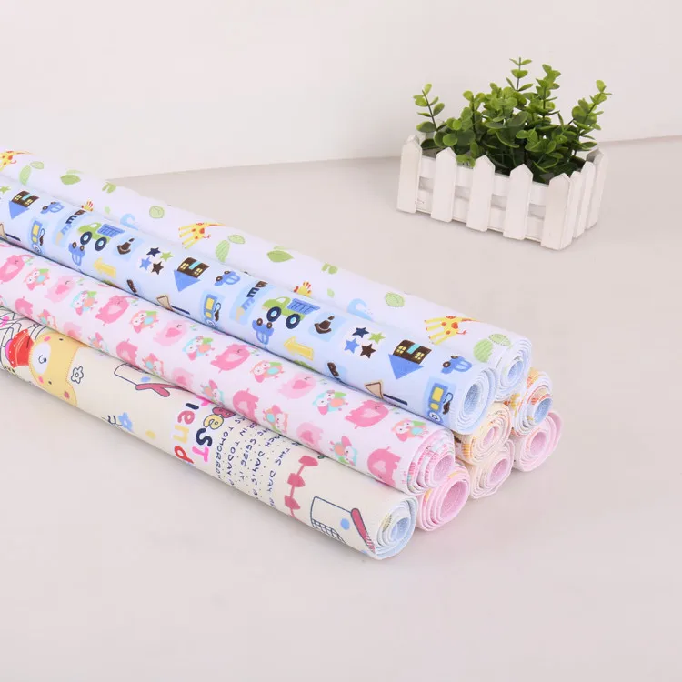 Hot 50x70cm Baby Infant Waterproof Urine Bed Mat Animal Reusable Diaper Travel Home Cover Burp Changing Pads