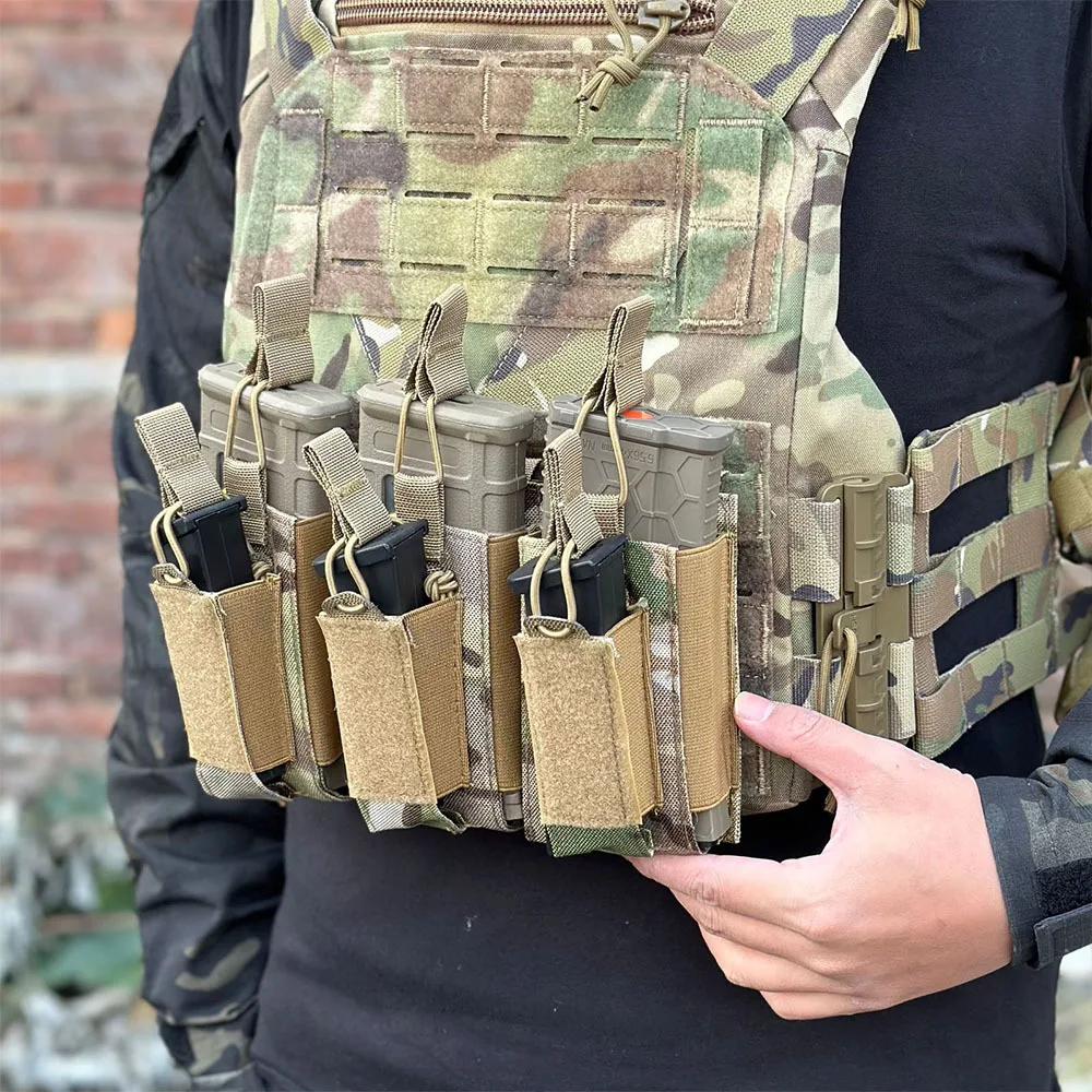 IDOGEAR taktische Mag-Tasche Mag-Träger SCHNELL 9 mm 5,56 MOLLE Tasche Airsoft e IDOGEAR taktische Mag-Tasche Mag-Träger SCHNELL 9 mm 5,56 MOLLE Tasche Airsoft e