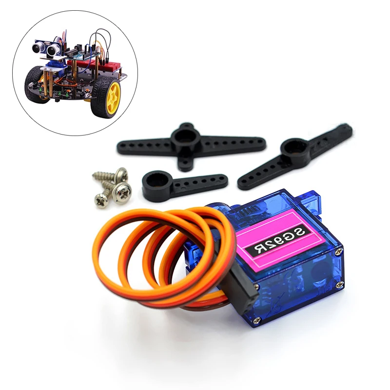 1Set 180/360 Degree SG92R 2.5KG Micro 9g Servo Nylon Carbon Fiber Gears Replace SG90 For RC Model Aeromodelling Helicopter Parts