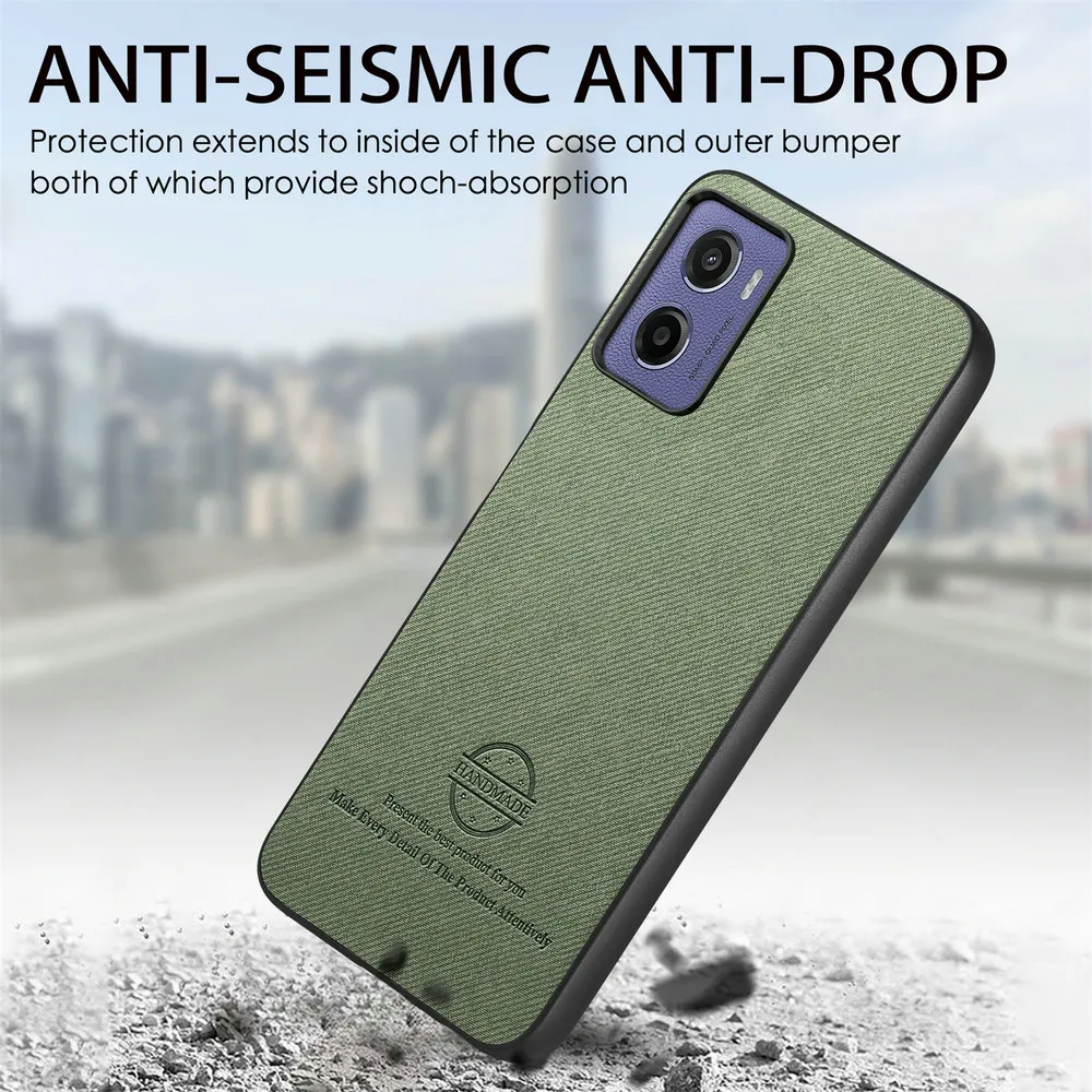 Luxurious Leather Back Cover for Motorola Edge & Fusion Editions