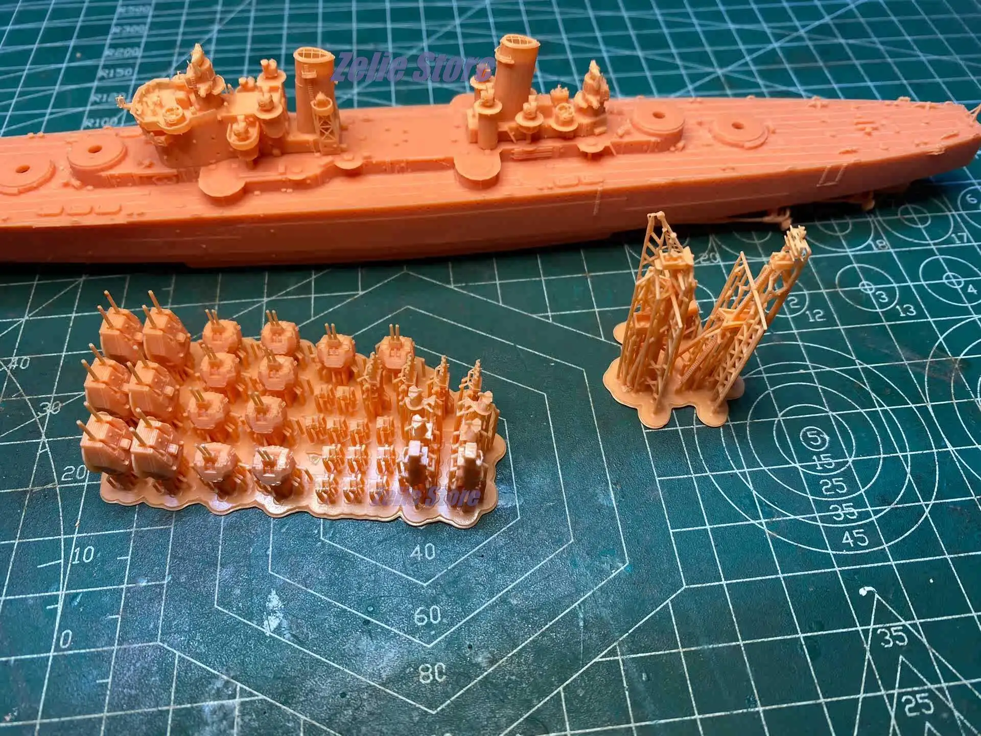 1/700 Minotaur Cruiser Resin 3D Printed Warship Model Ship Assembled