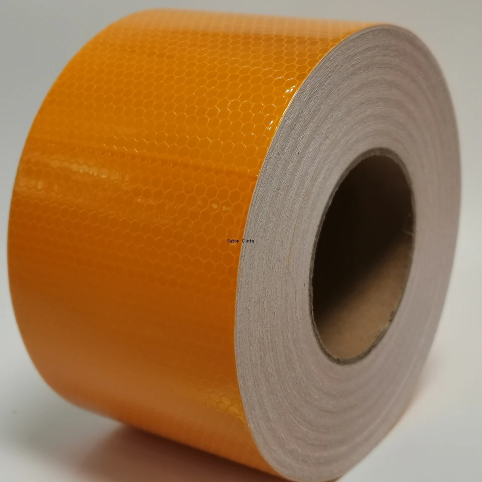 Accessori Bicicletta Nastro Riflettente Giallo 5cm X 9m - Adesivo