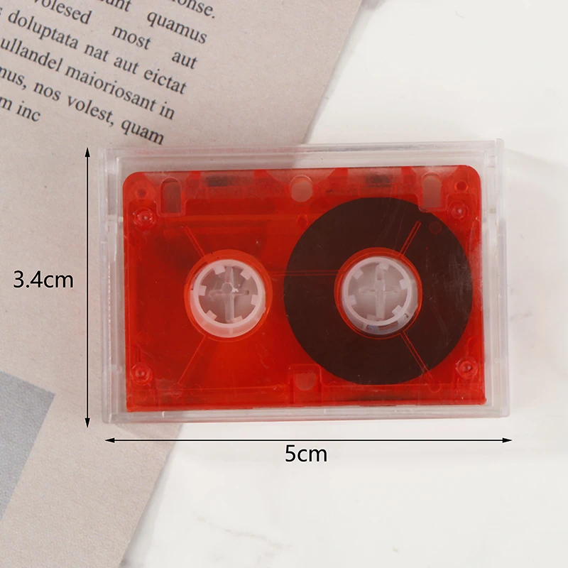 5*3.4CM Standard Cassette Blank Tape Player Empty 60 Minutes Magnetic Audio Tape Recording for Speech Music Recording Audio Tape Recorder