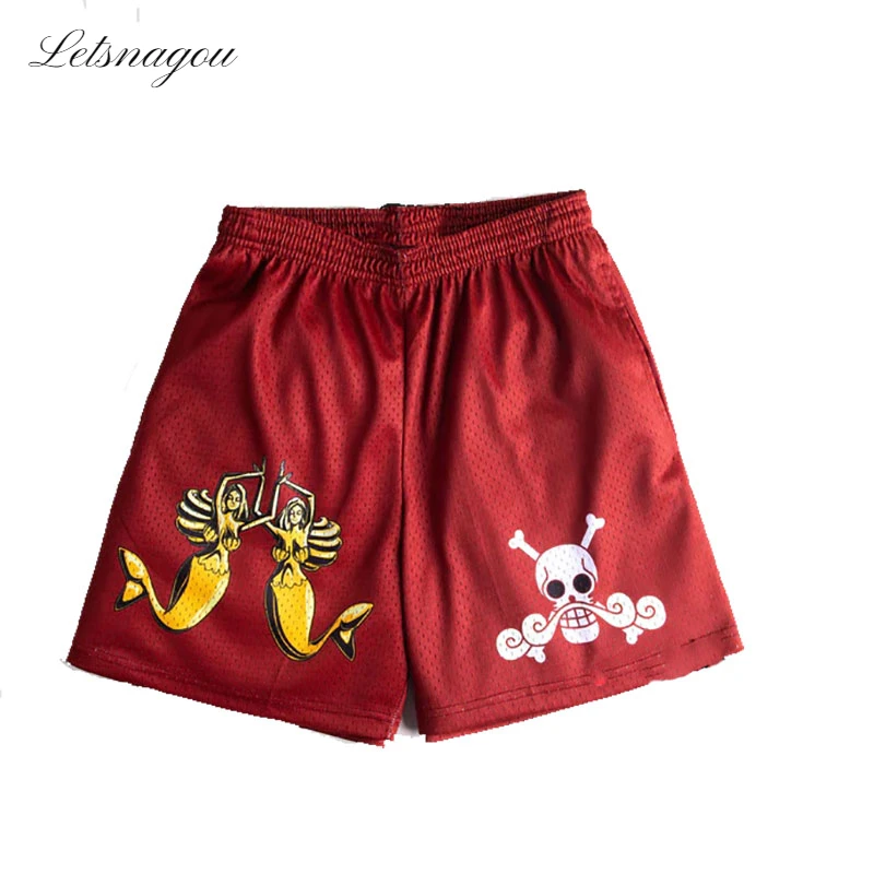 

Anime Running Shorts Men Gym Sports Shorts Quick Dry Workout Training Gym Fitness Jogging Short Pants Summer Men Shorts