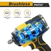 BABEQ 2000N.m Brushless Electric Impact Wrench Rechargeable 1/2 Socket Wrench Cordless Wrench Power Tools for 18V Makita Battery 5