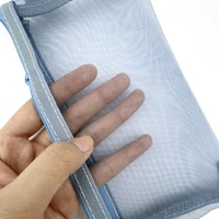 1/3/5pcs Transparent Mesh Pencil Case Simple Desk Organizer for Office & School Supplies Visible Exam Special Pencil Bag 4