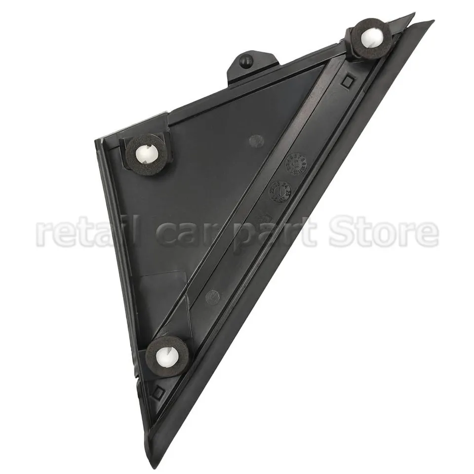 Left Door Mirror Triangle Flag Cover Glossy Black 1SH17KX7AA For Fiat 500 12-17 - View #3