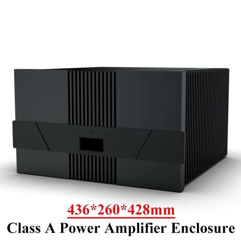 

436*260*428mm All Aluminum Power Amplifier Enclosure Case Class A Amplifier Chassis Diy Amp Audio Accessories