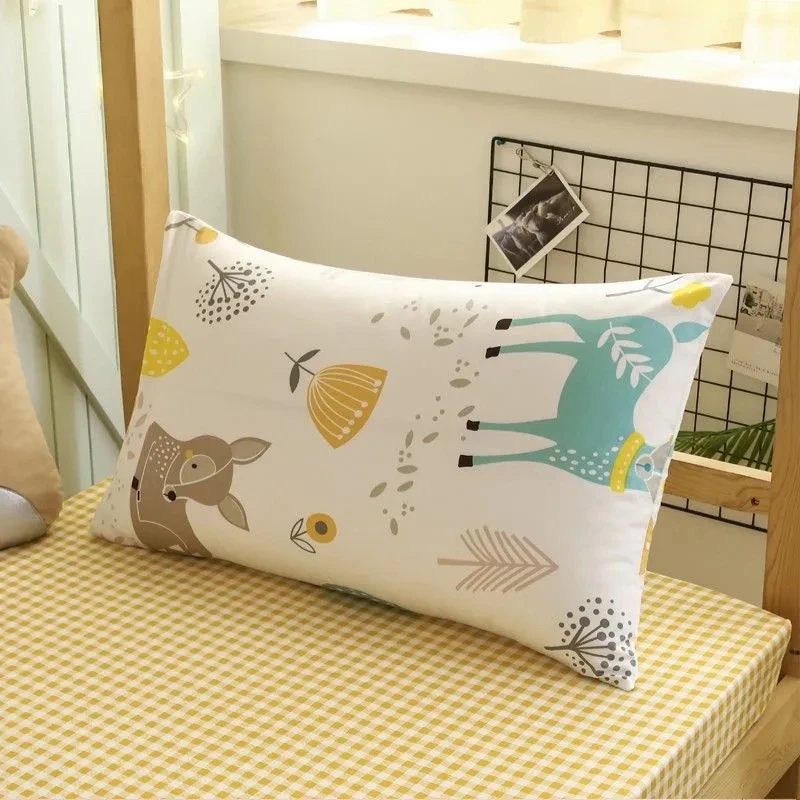 Four Seasons Soft Skin-friendly Baby Pillowcase Children's Bed Pillowcase Cartoon Baby Pillow 100% Cotton Pillow cover 6