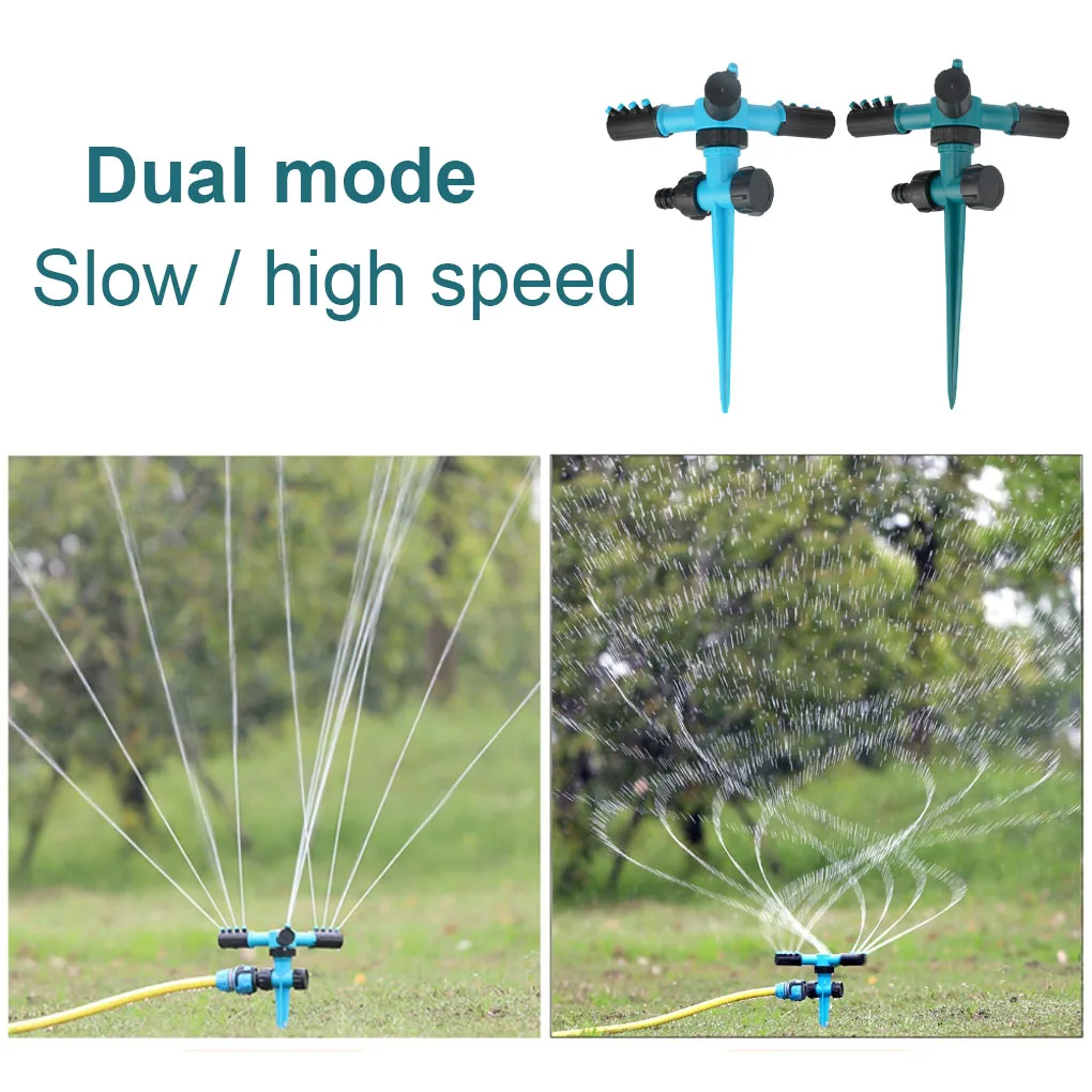 

Garden Water Sprinkler Nozzle 45-90° Spike Lawn Watering Irrigation Summer Toys Outdoor Flower Sprayer