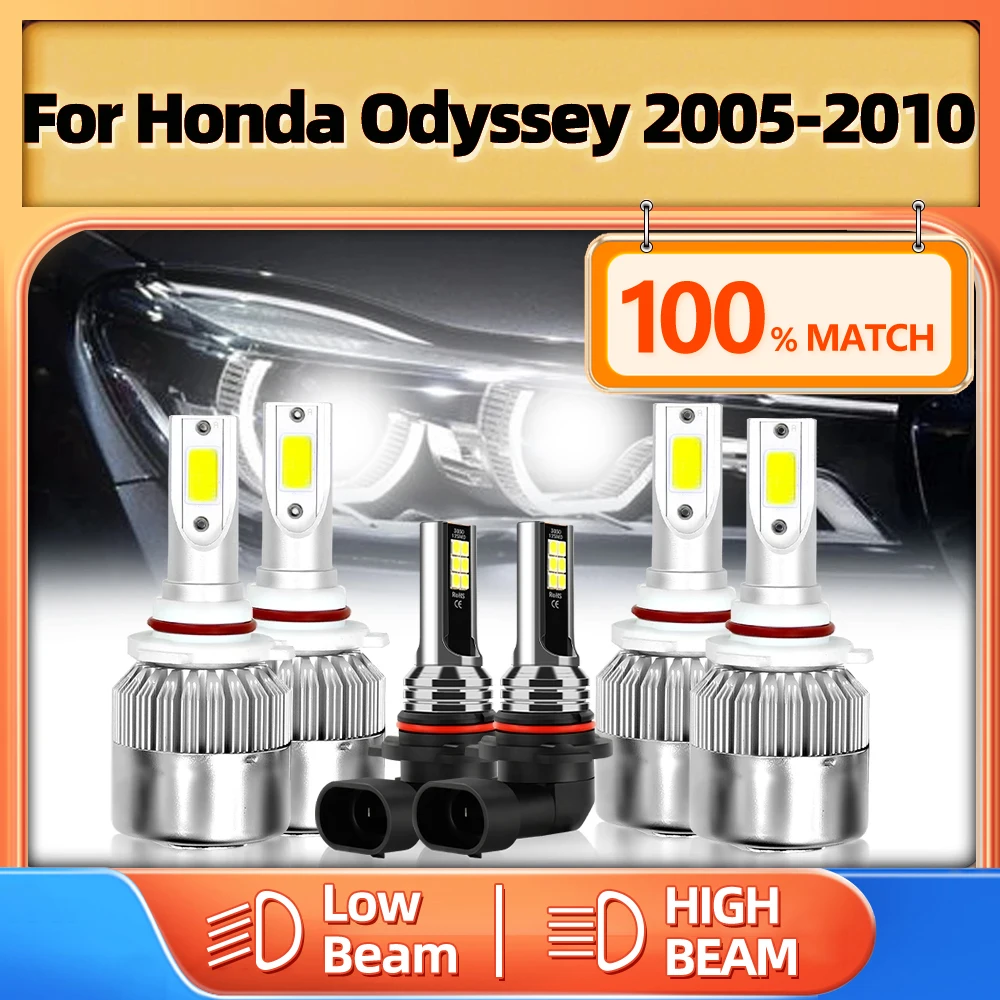 

Turbo LED Lights 9005 HB3 9006 HB4 Car LED Headlight Bulbs 6000K 12V Fog Lamp For Honda Odyssey 2005 2006 2007 2008 2009 2010