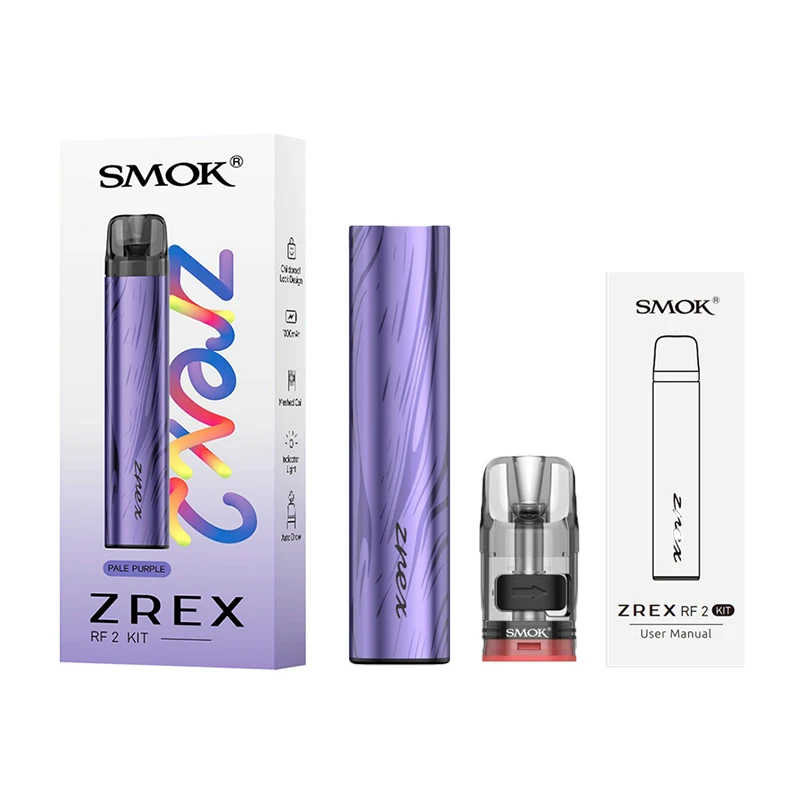 Enhanced SMOK Zrex RF Vape Kit + Extra Cartridges & Type-C Charging E-Cigarette