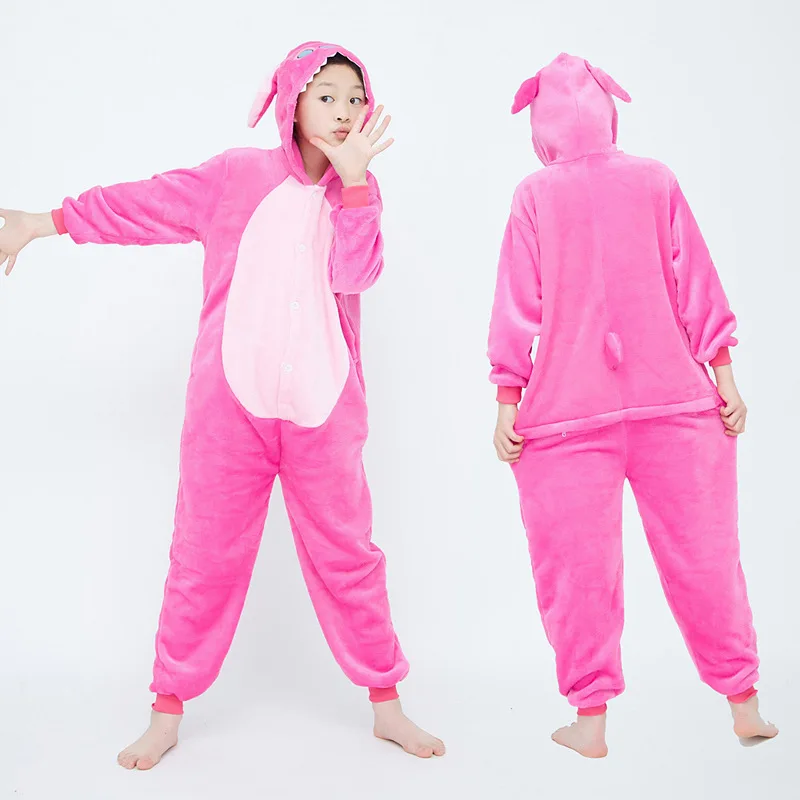 MINISO Kigurumi Stitch Costumes Onesies Monster Cosplay Pajamas Adult Pyjamas Animal Sleepwear Jumpsuit