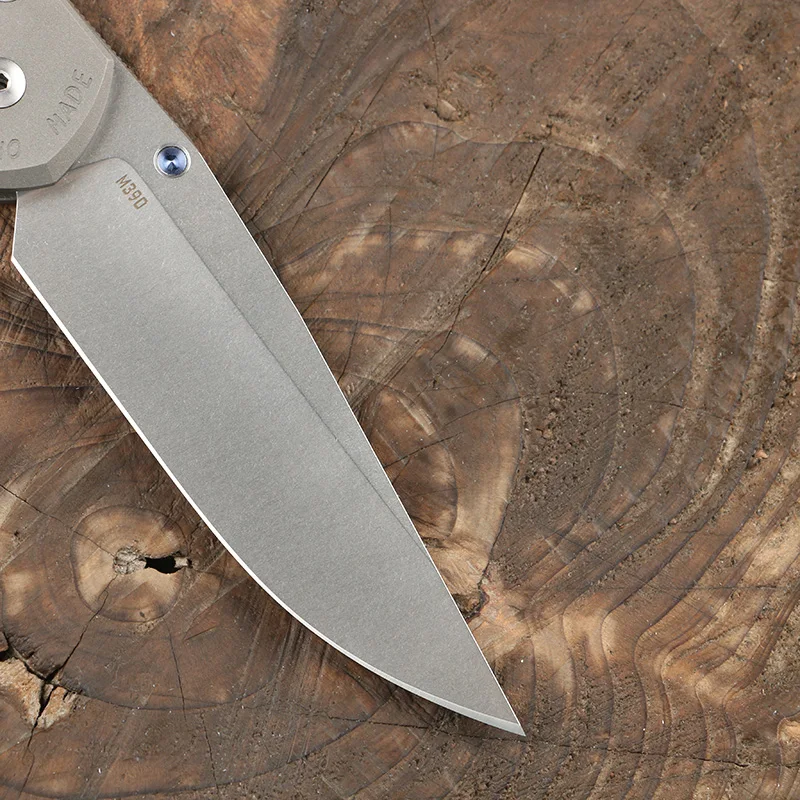 Green Thorn Big Sebenza 31 Folding Knife M390 Blade TC4 Titanium