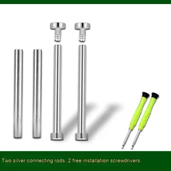 Premium Watch Strap Screw Rod Connector - 26mm (Silver - 2 pieces)