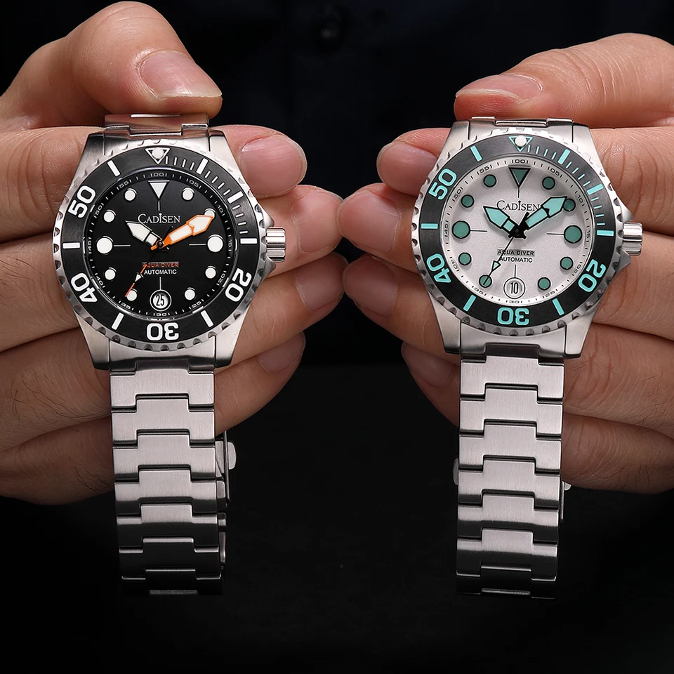 CADISEN AQUA DIVER 2024 New Brand Luxury Men Watches Automatic