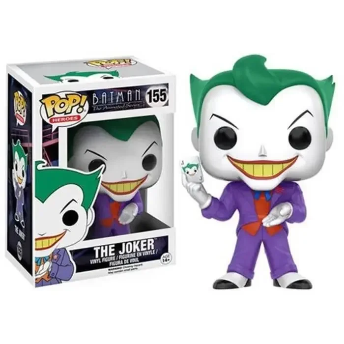 thumbnail image 5 of FUNKO Pop MOVIES Batman Clown The Joker Figuras de acción de vinilo 53# 116# 155# Modelo de colección Juguetes para niños Regalo de Navidad, 5 of 5