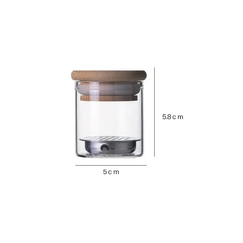 Glas Kristall Nagel Pinsel Waschen Tasse Wasser Reiniger Einfache Reinigung Tragbare Pinsel Mesh Schichten Waschmaschine Für Nagel Pinsel Werkzeuge – Detail 6