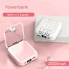 Mini Power Bank Portable 20000mAh, batterie externe pour téléphones portables, miroir de maquillage, affichage numérique LED 1