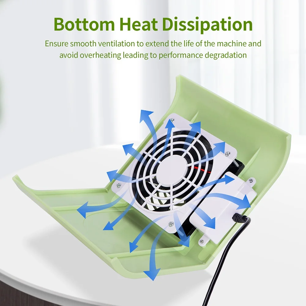 Mini USB Nail Dust Extractor Vacuum Cleaner Manicure Machine Tools Low Noise Nail Powder Sucker With 2 Dust Filter Bags