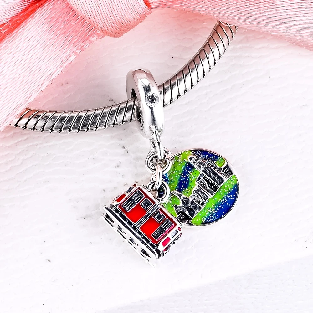 새로운  카메라 선박 뜨거운 공기 풍선 펜던트 구슬 맞는 원래 유럽의 매력 팔찌 Jewerly 액세서리