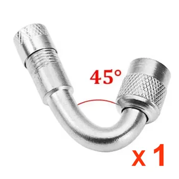 2 Pcs/1 pcs รถจักรยานยนต์ 45 90 135 องศามุมอะแดปเตอร์วาล์วยางวาล์วอะแดปเตอร์สําหรับรถบรรทุกรถ Moto จักรยาน 16