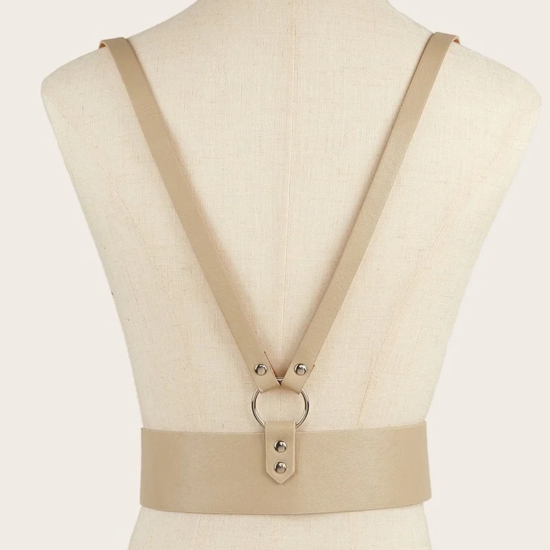 Punk Style Strap Belt Female European and American Street with Dress JK Shirt Suspender Girdle Decoration Tide Belt for Men