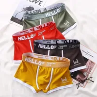 Breathable Solid Underwear Boxers Shorts Panties 5
