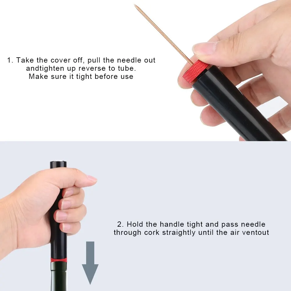 Wine Opener Wine Bottle Opener Wine Corkscrew Pin Jar Cork Remover Air Pressure Pump Bar Tools