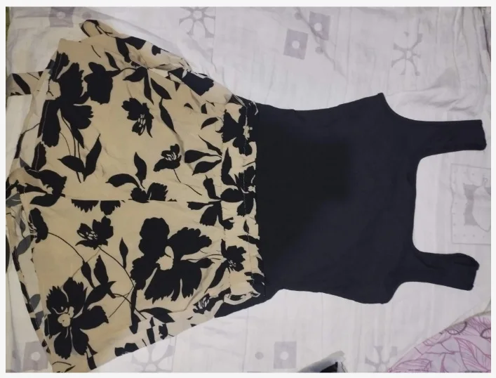 Floral Summer Casual Pants back view