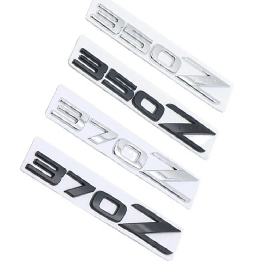 3D Car Fashion Accessori Decorativi Distintivo Emblema 350Z 370Z Lettering Logo Sticker Nero Nuovo Per Nissan 350Z 370Z