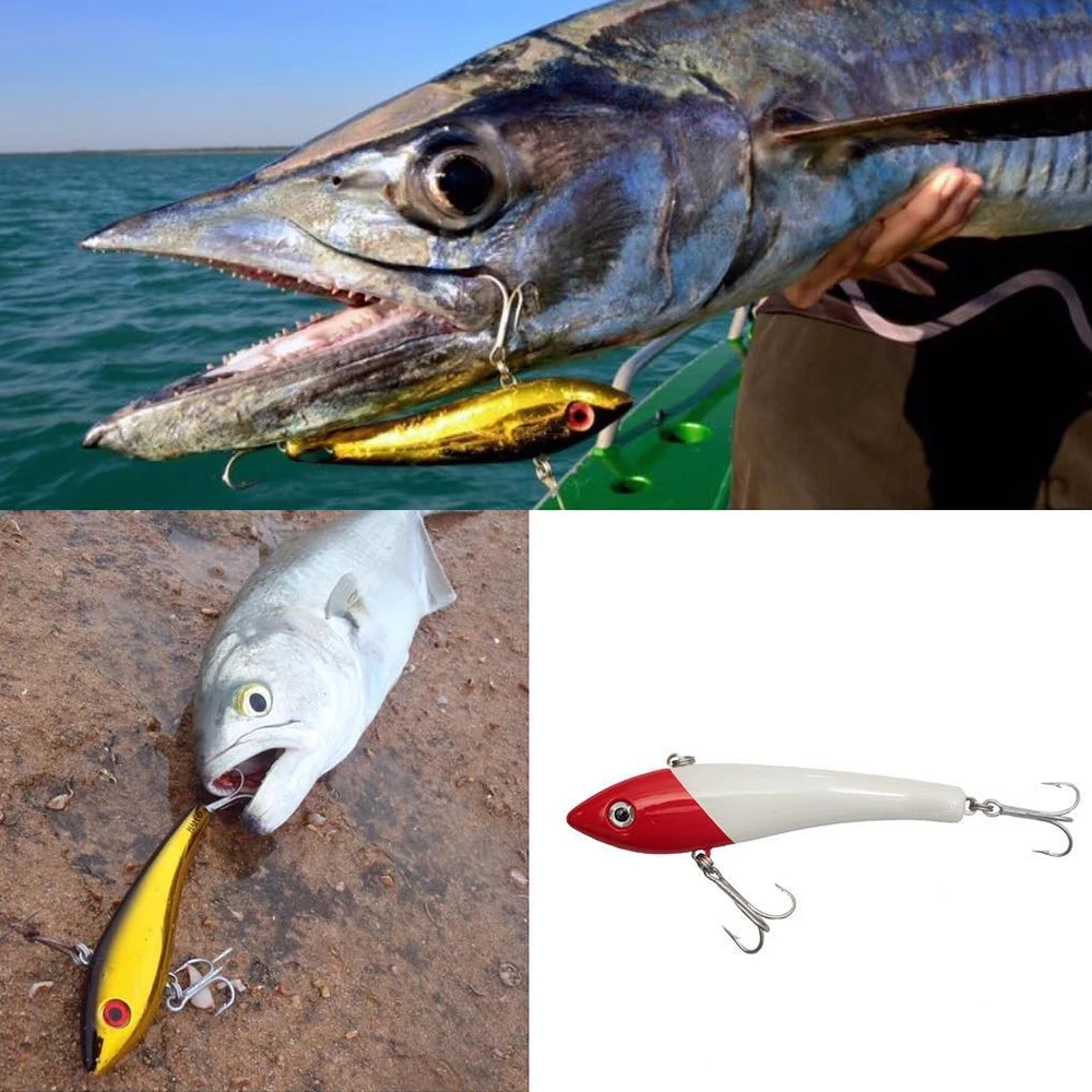 70g 13cm Pencil Wobblers Sinking VIB Lure Crankbaits Vibration Artificial Hard Bait for Marlin Tuna Wahoo Big Game Fishing Lures fishing lure