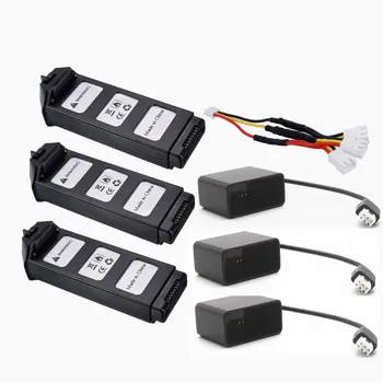 7.4v 2200mAh Rechargeable Battery For MJX R/C Bugs 5W B5W JJRC X5 Pro RC Quadcopter Spare Part 7.4v LiPo Battery Charger Set