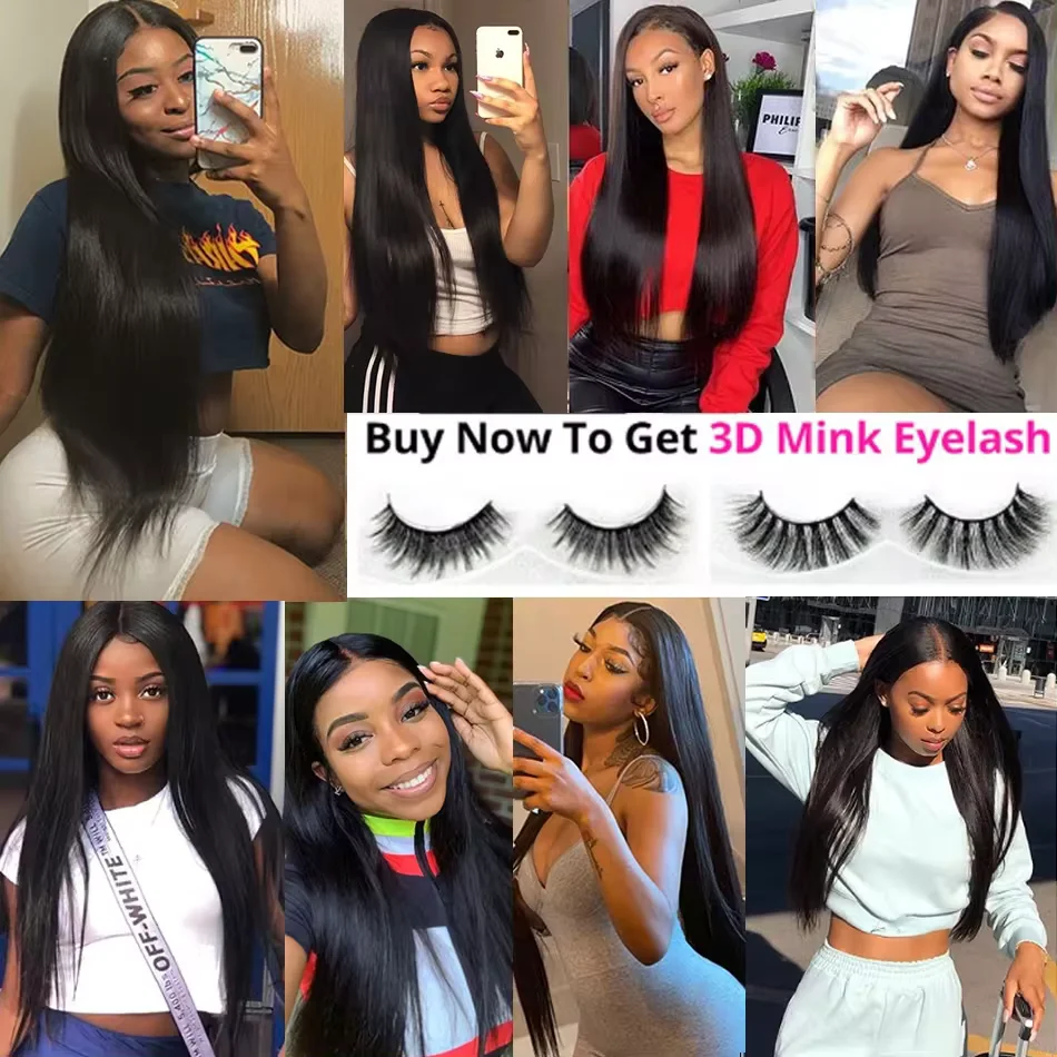 BPHW 12A Straight Human Hair Bundles 1/3/4 Pieces Natural Color for Black Women Remy Hair Extensions human hair wigs,human hair bundles