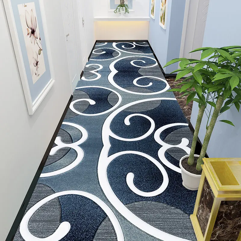 Floor Mat Corridor Carpet Long Hallway Area Rug Geometric Living Room Kitchen Aisle Room Decoration