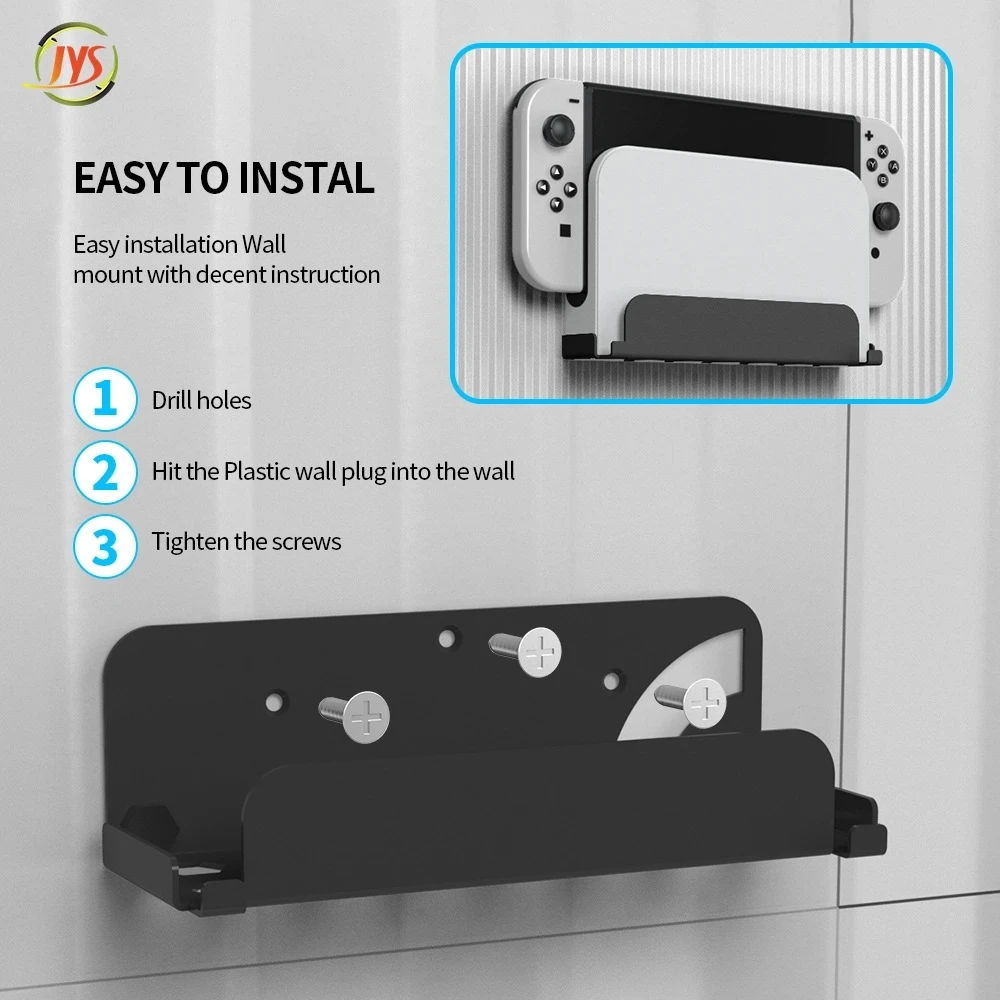 Supporto Da Parete Protettivo Per Nintendo Switch Console Switch Supporto Staffa Dock Interruttore Nitendo Accessori Per Dock Tv Oled