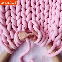 100g Coarse Yarn Thick Super Bulky Chunky Yarn Knitting Roving Spinning Yarn for DIY Blankets Rugs Pillow Making 1