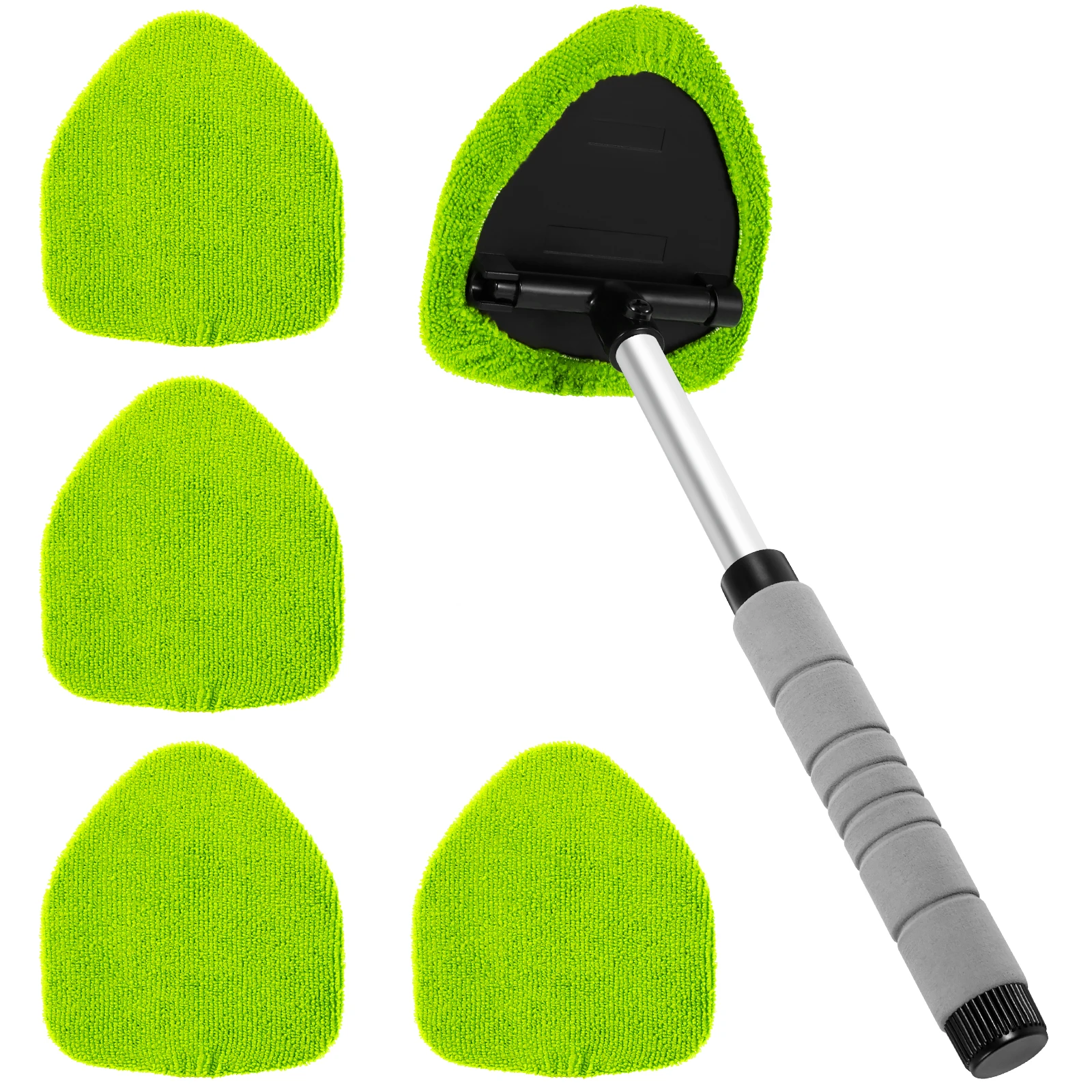 Telescopic Car Window Glass Cleaning Brush Kit
